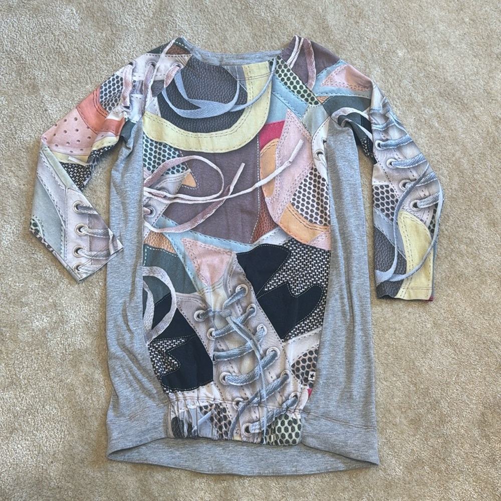 Molo Girls super soft cotton Dress- size 5/6